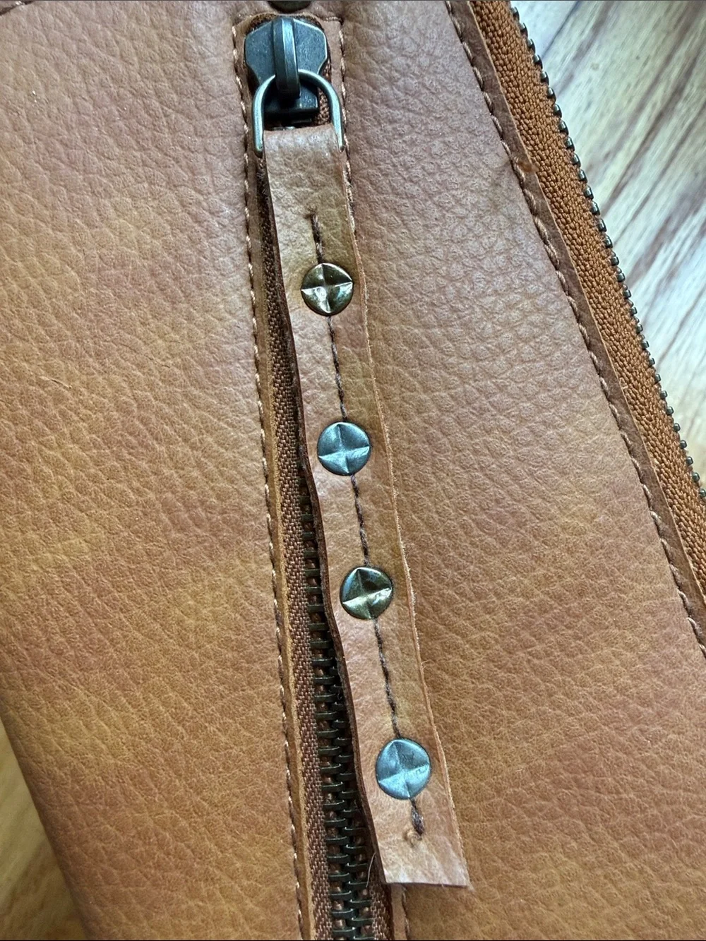 Free People Vegan Leather Wristlet Wallet